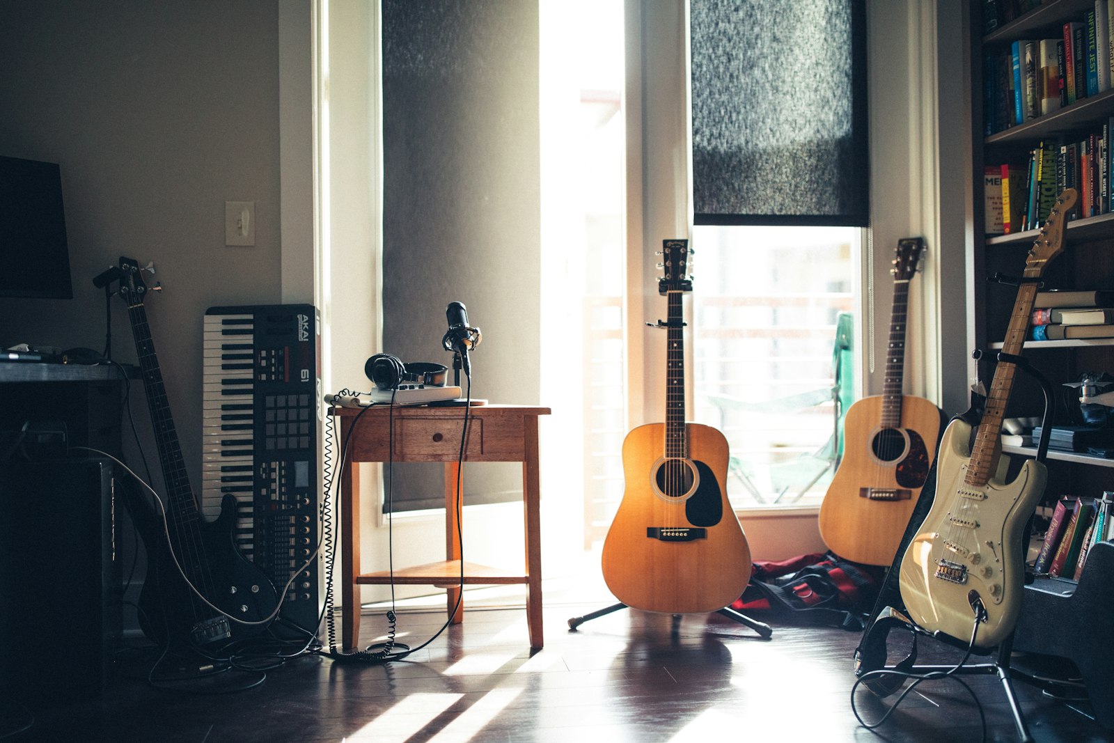 In the studio