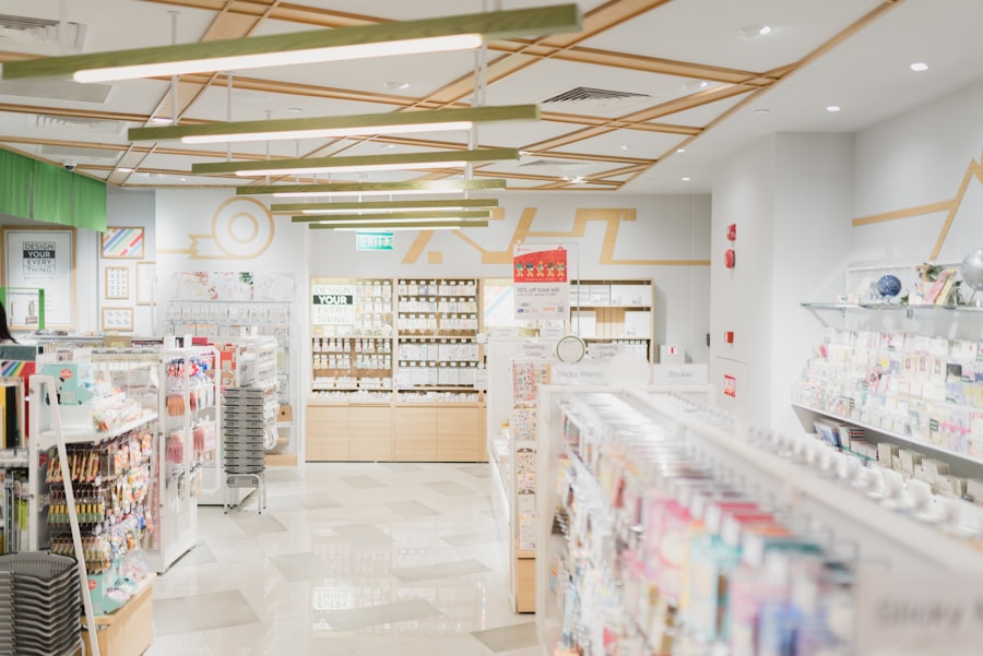 Pharmacist helping a customer at the counter