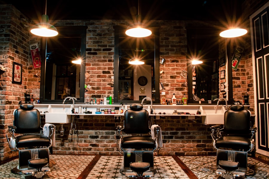 Inside our barbershop
