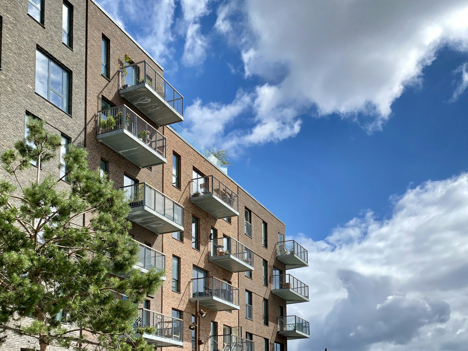 The Foundry apartment block with balconies