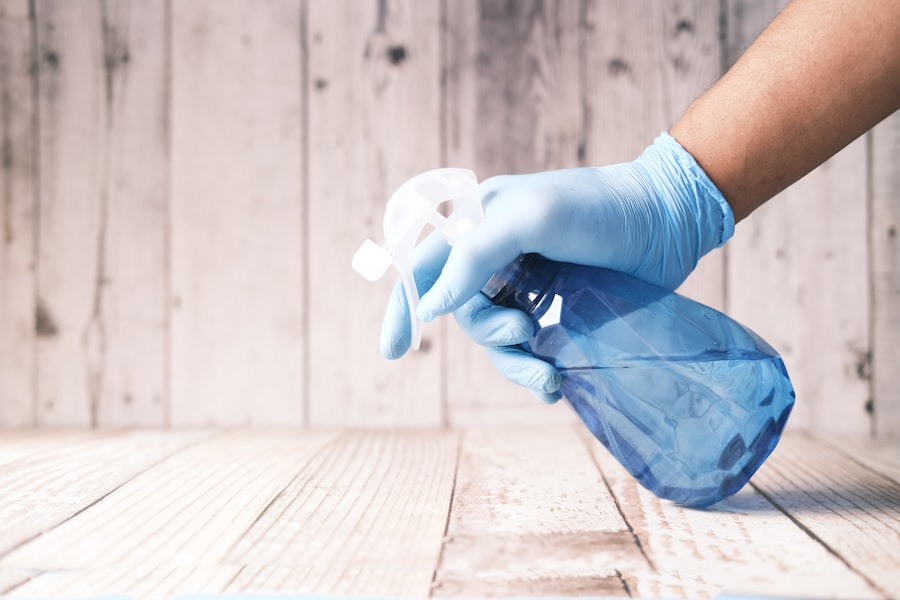 Our professional cleaning team at work
